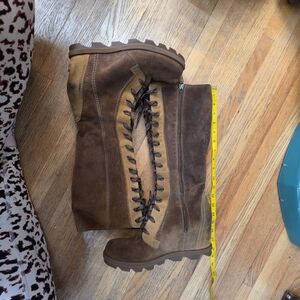 Sorel Brown and Tan Lace Up Boots